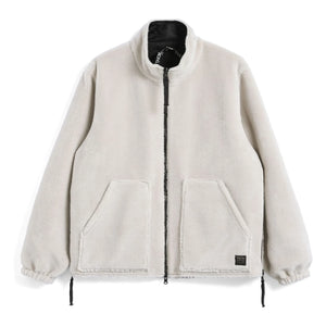 Taion - Chaqueta de boa militar de doble cara | Negro