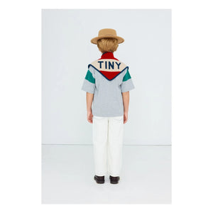 Tinycottons - Camiseta de algodón orgánico Tiny | Gris jaspeado