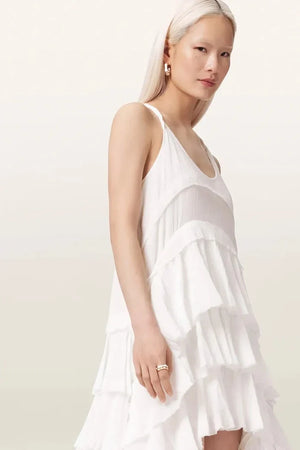 AllSaints vestido de algodón CAVARLY