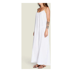 Maison Saint Julien - Vestido de gasa de algodón Palm Beach | Crudo