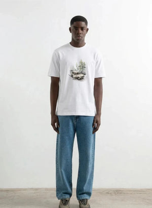 Edmmond Studios - Camiseta de algodón Wander | Blanca