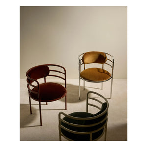 Maison Sarah Lavoine - Silla de terciopelo Ay | Chocolate
