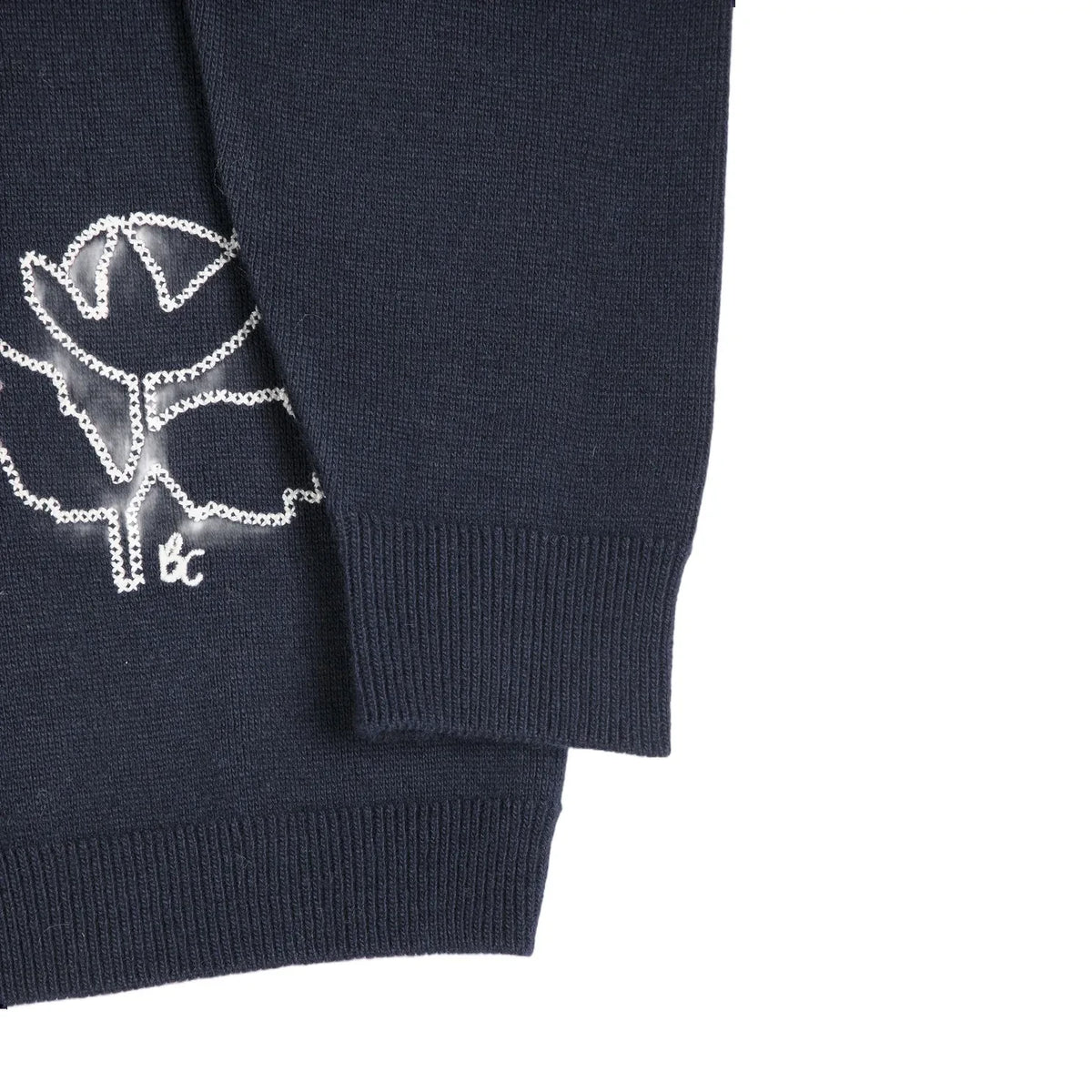 Bobo Choses - Cárdigan floral | Azul marino
