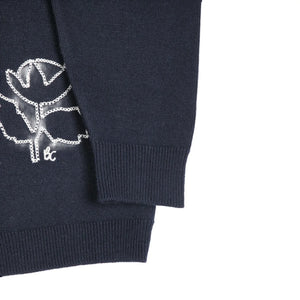 Bobo Choses - Cárdigan floral | Azul marino
