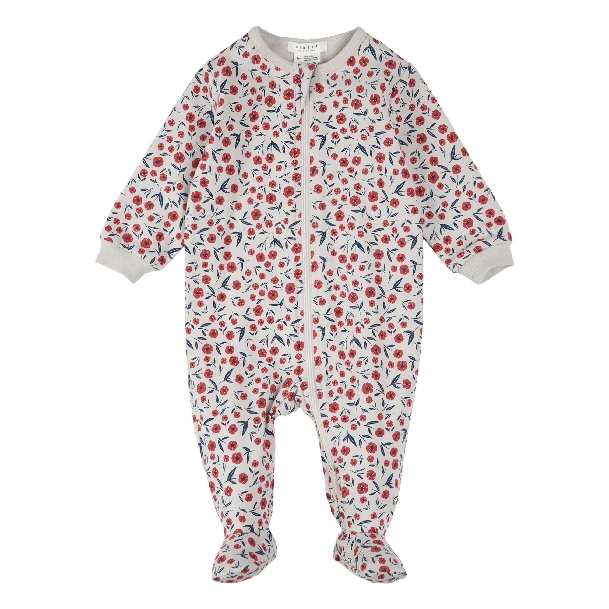Petit Lem - Pijama Poppy de algodón orgánico | Beige