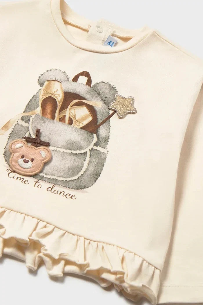 Blusa Mayoral de manga larga de algodón para niños