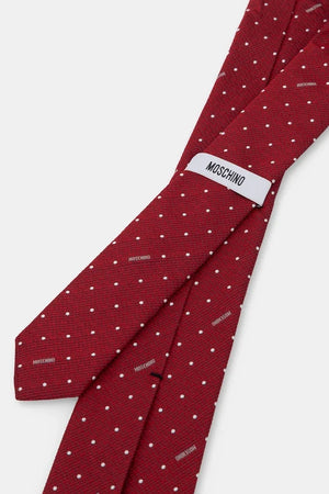 Corbata de seda Moschino para hombre