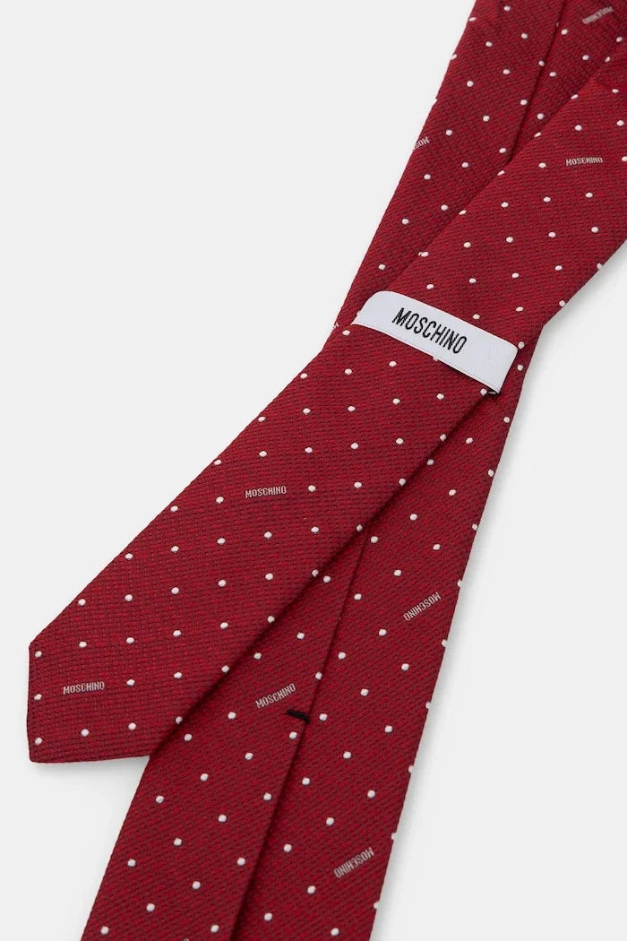Corbata de seda Moschino para hombre