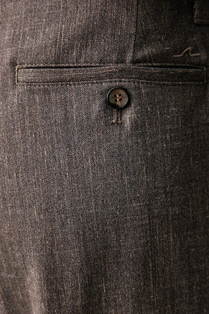 Pantalones de vestir de lana para hombre