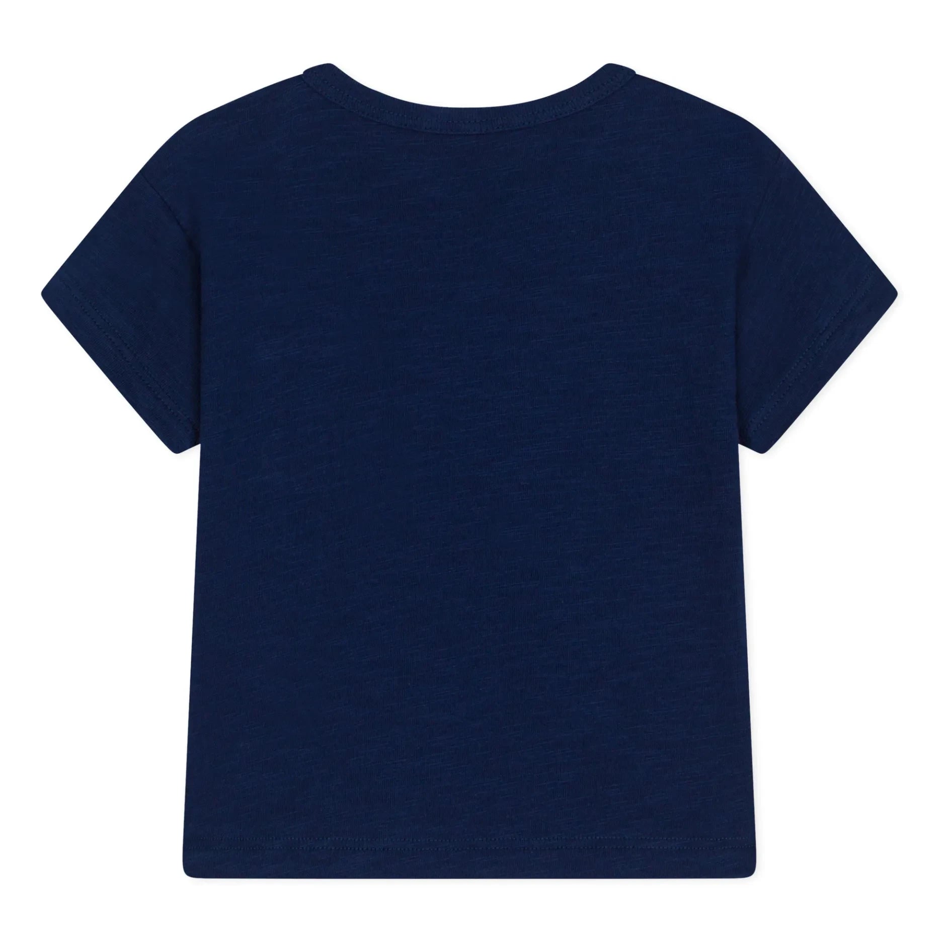 Petit Bateau - Camiseta Marmiton Flameada de Punto | Azul Marino