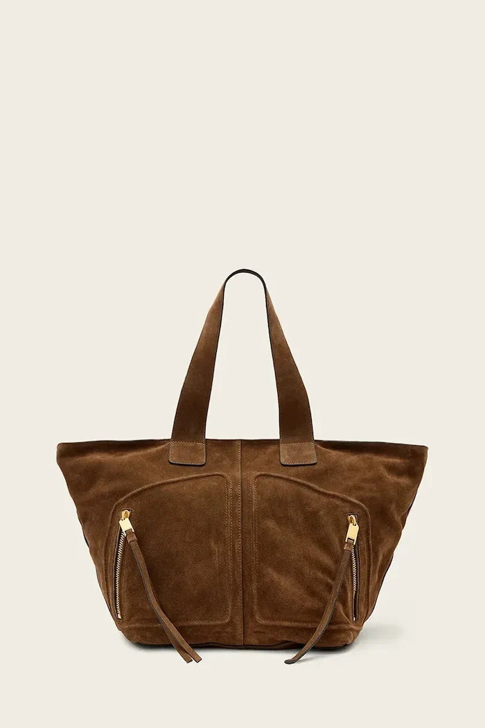 Bolso shopper AllSaints de ante para mujer JEAN