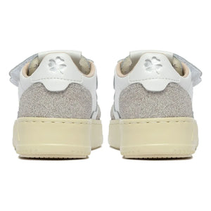 Autry - Zapatillas Bajas de Glitter de Piel Kidstripes para Niños | Plata
