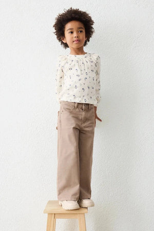 Pantalones vaqueros Mayoral de pierna ancha para niña