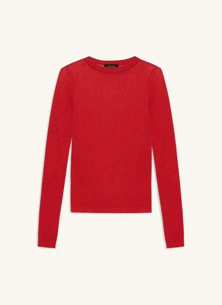 Anine Bing - Sudadera de algodón Tiana | Roja