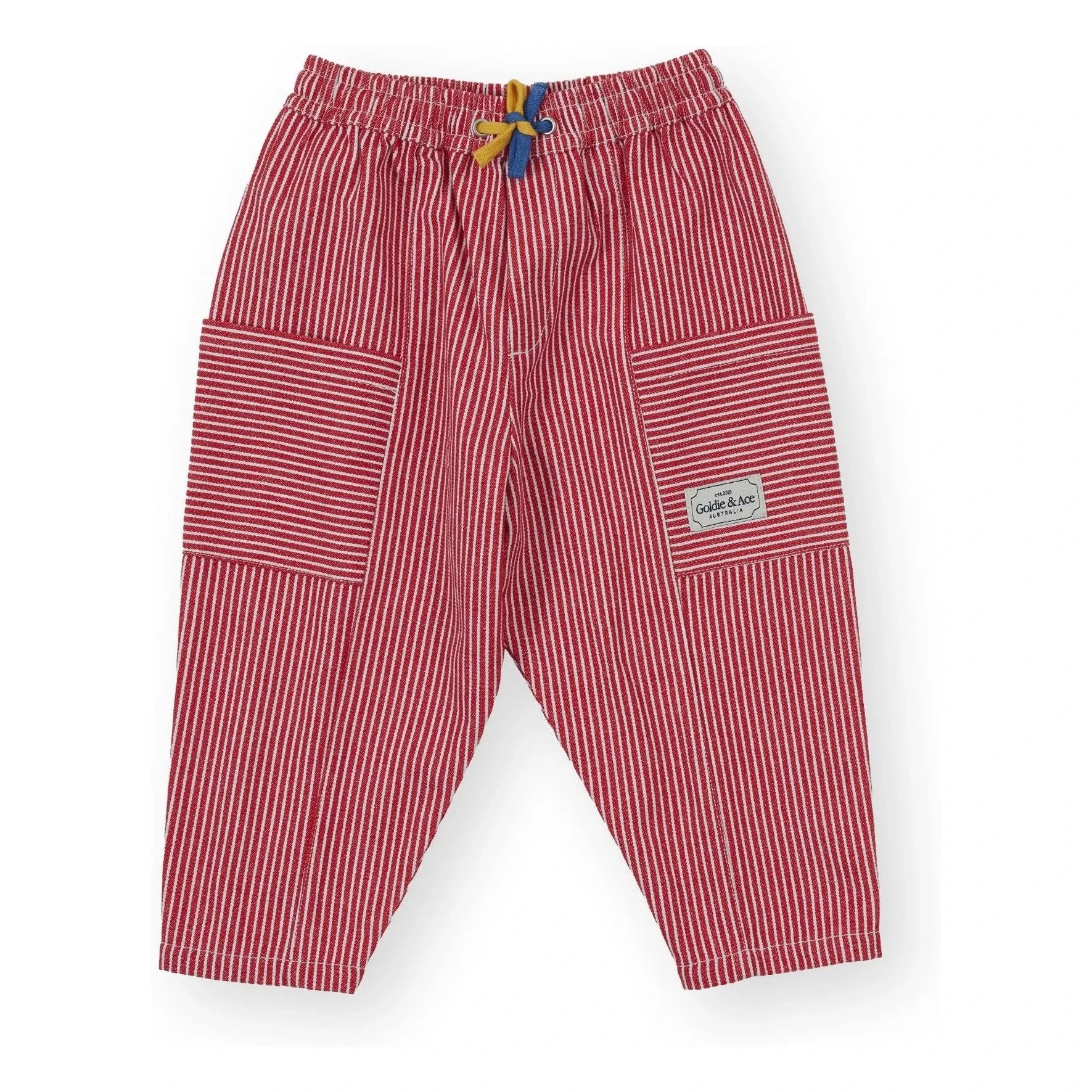 Goldie + Ace - Pantalones a Rayas | Rojo