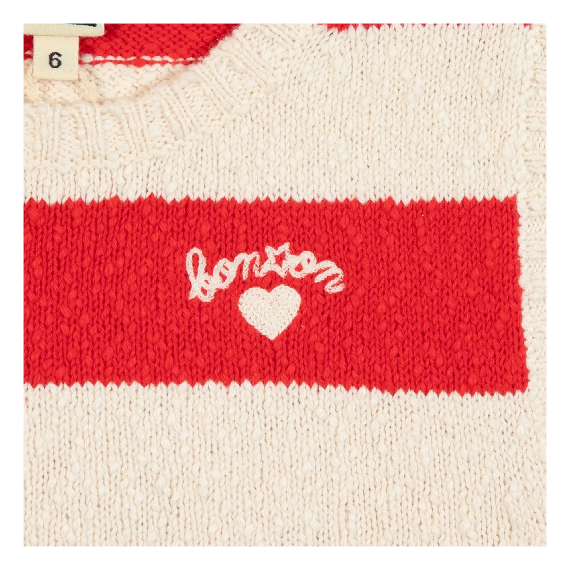 Bonton - Camiseta de tirantes a rayas Next Mesh | Bermellón