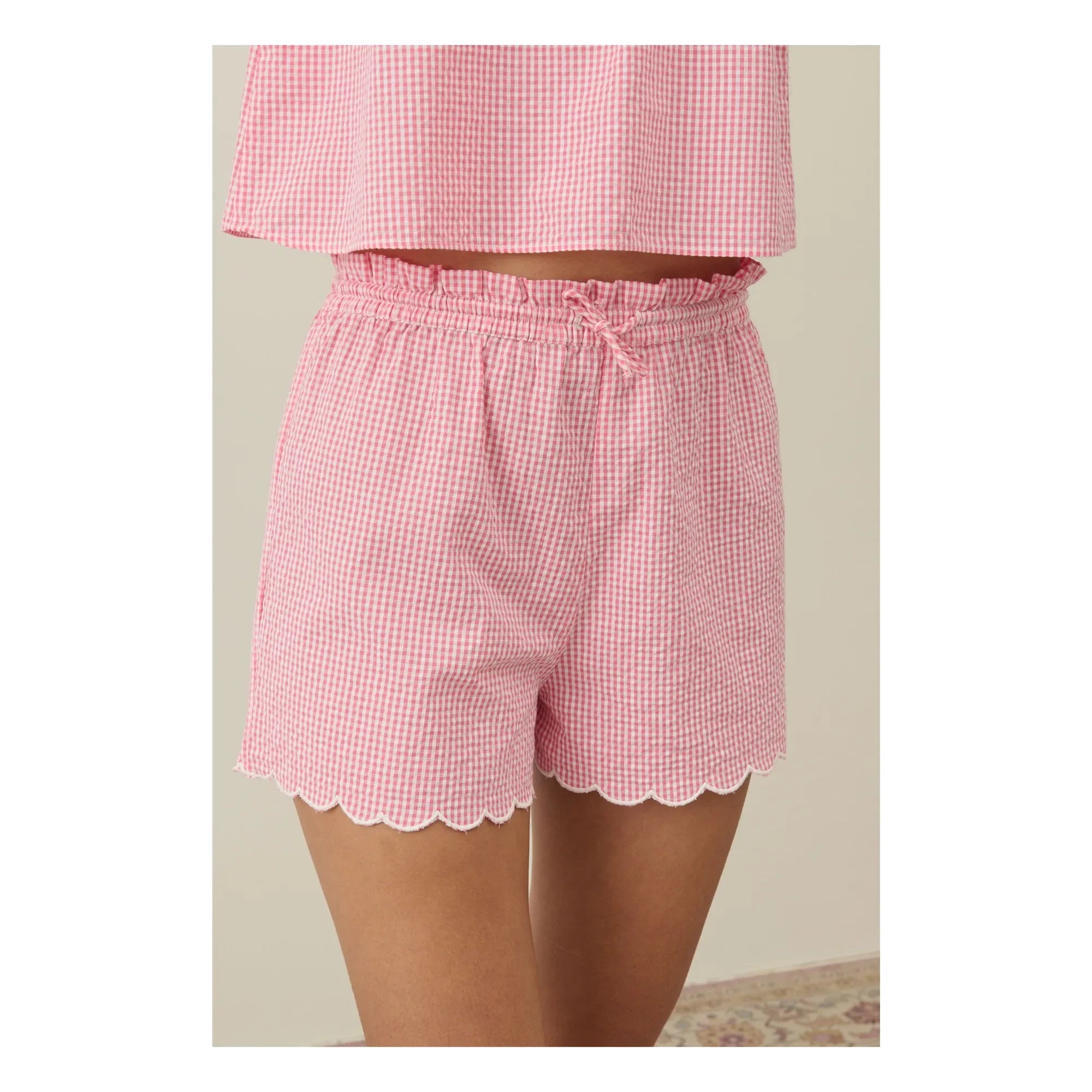 Louise Misha - Pijama Minala Vichy - Colección mujer | Rosa