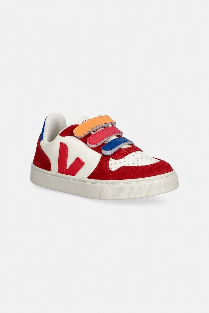 Zapatillas deportivas de piel Veja Small V-10 para niños