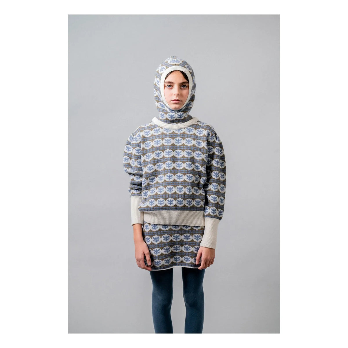 birinit - Julieta jersey de lana merina | Azul