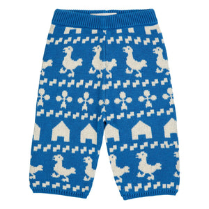 Bobo Choses - Pantalón Vaquero de Algodón Orgánico con Estampado de Granja | Azul
