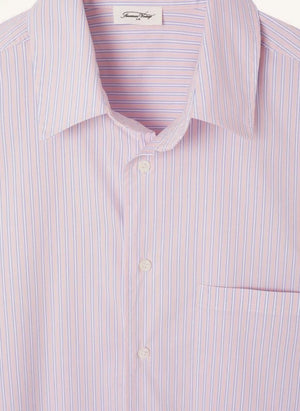American Vintage - Soa Çizgili Gömlek | Marled pembe