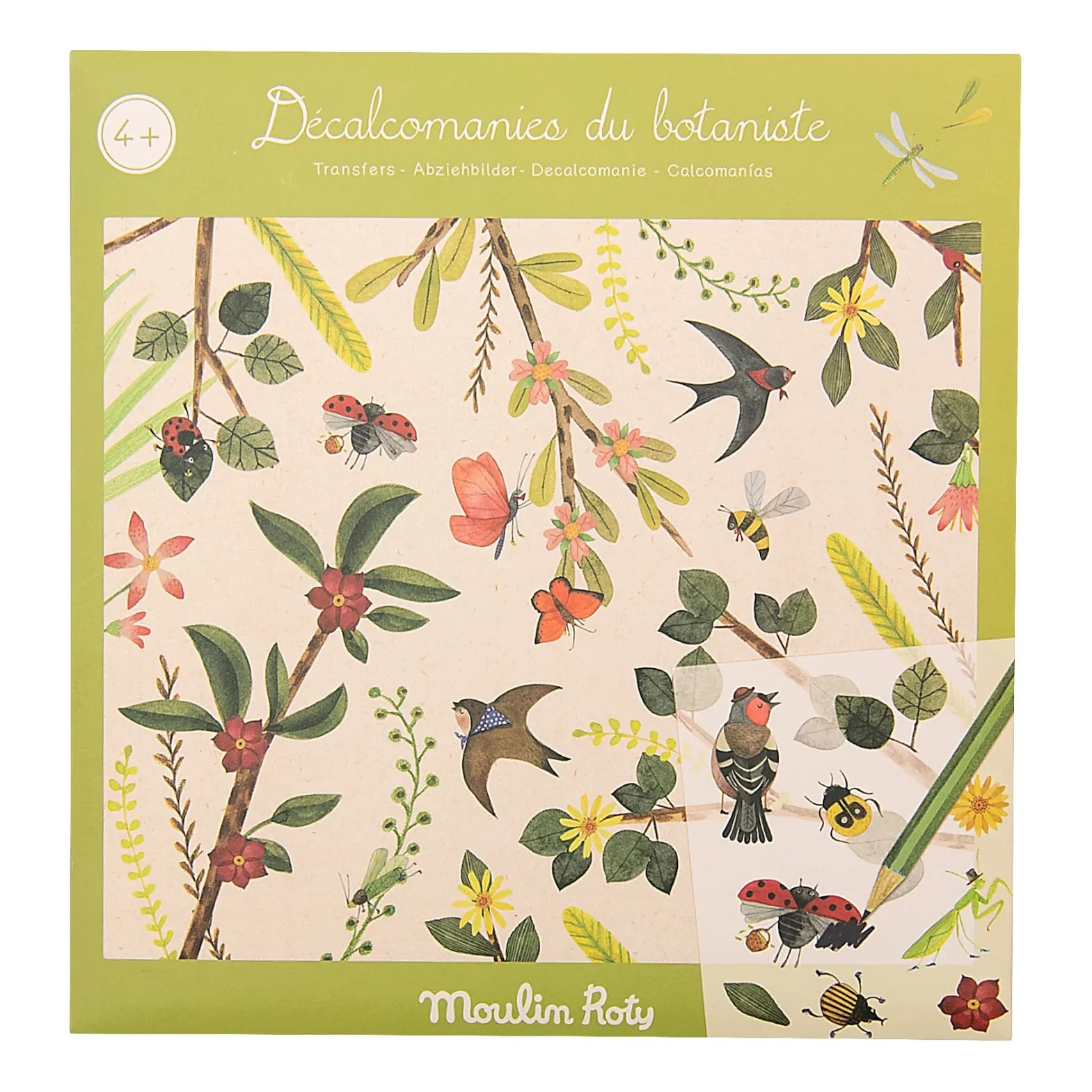 Moulin Roty - Calcomanías Botánicas