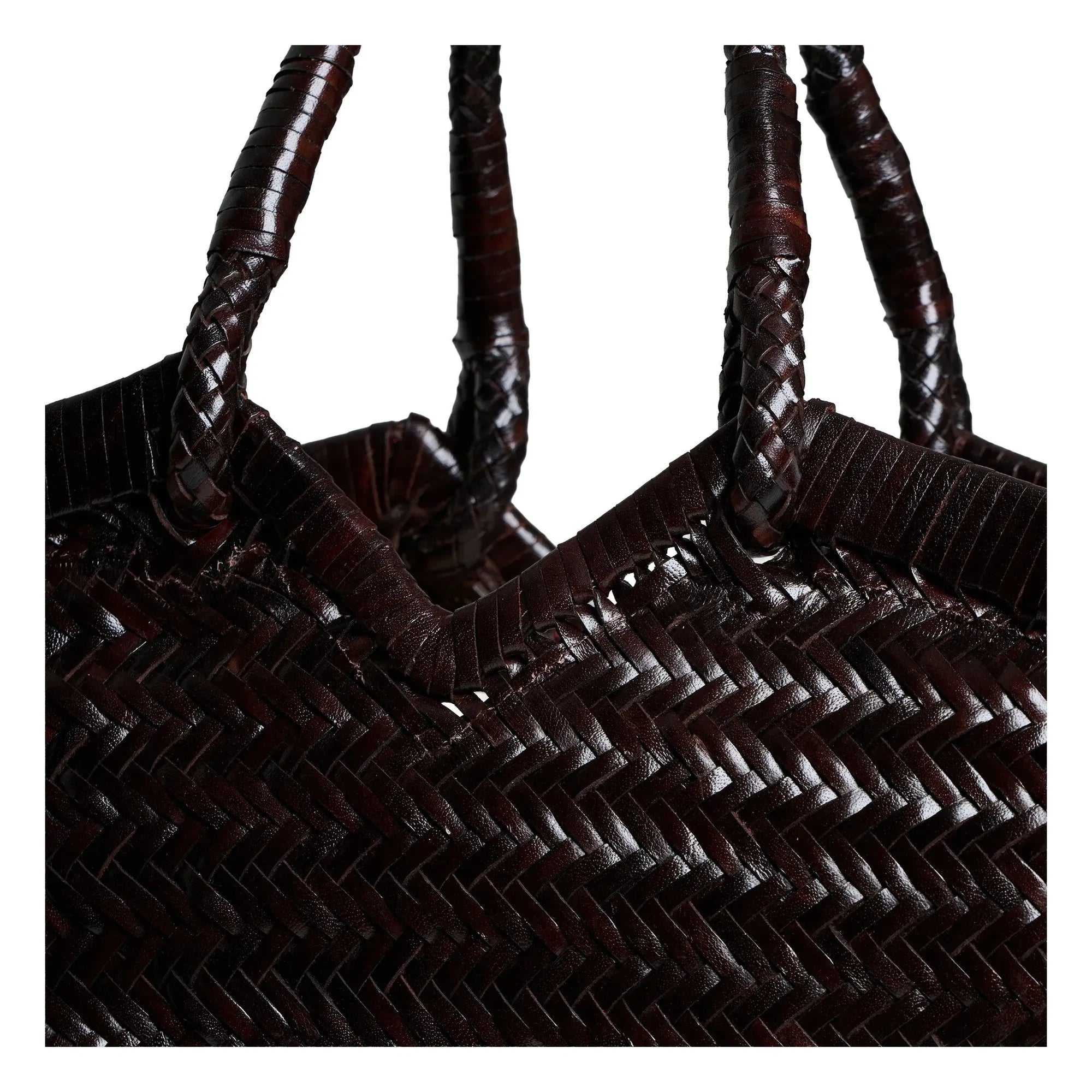 Vipera - Bolso tote Crudelia de piel | Chocolate