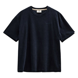 Anerkjendt - Camiseta de rizo Akvillads | Azul oscuro