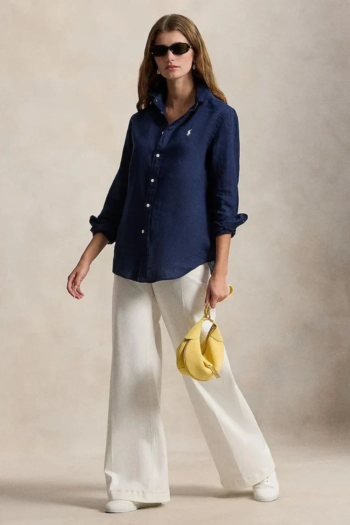 Camisa de lino Polo Ralph Lauren para mujer