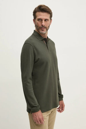 Blusa Barbour de algodón de manga larga