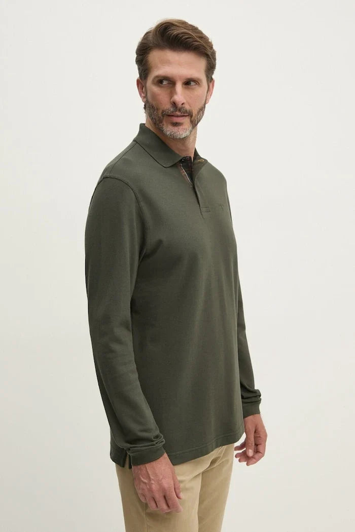 Blusa Barbour de algodón de manga larga
