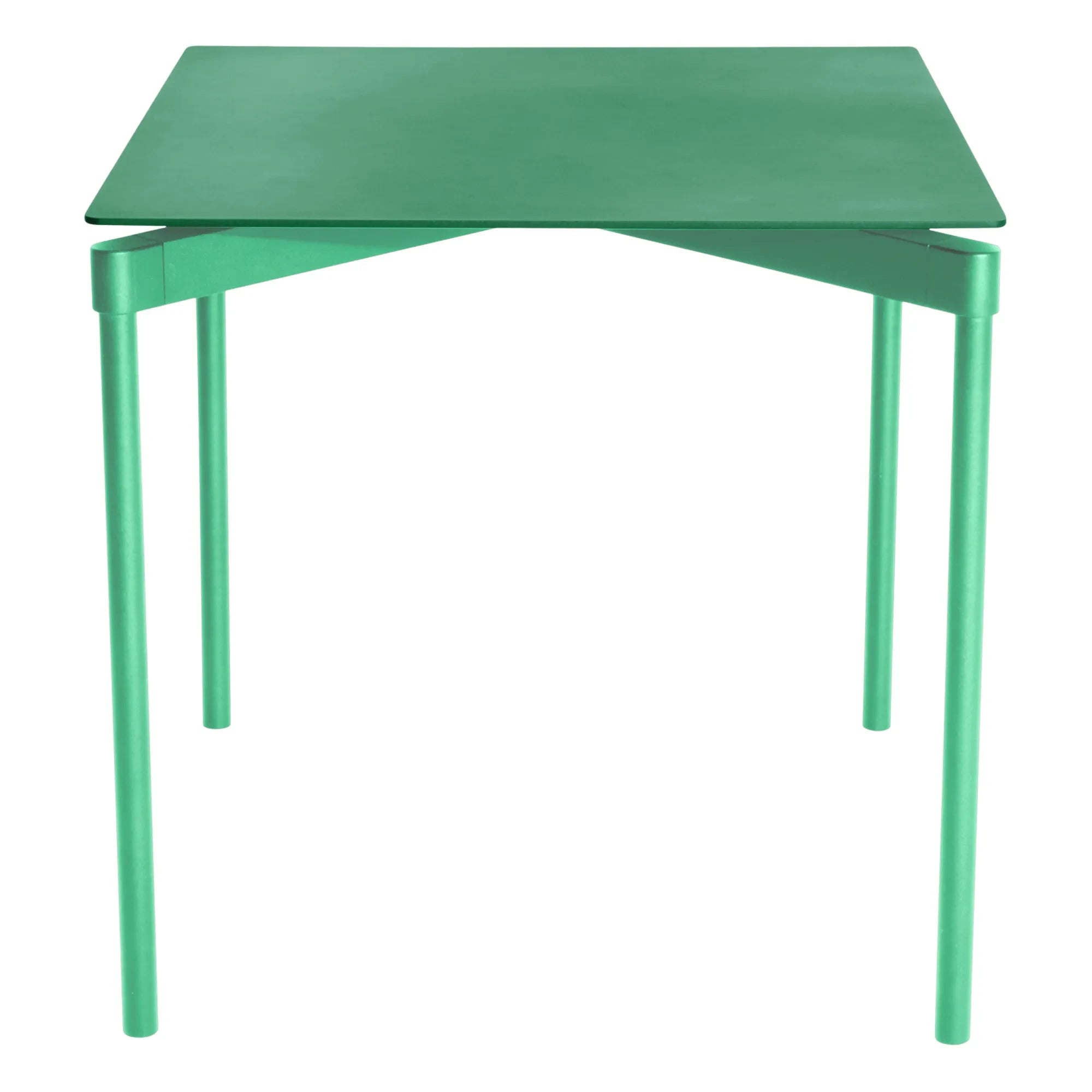 Petite friture - Mesa cuadrada de exterior Fromme - 4 plazas | Verde Menta