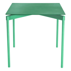 Petite friture - Mesa cuadrada de exterior Fromme - 4 plazas | Verde Menta