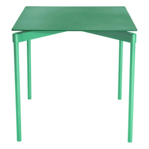 Petite friture - Mesa cuadrada de exterior Fromme - 4 plazas | Verde Menta