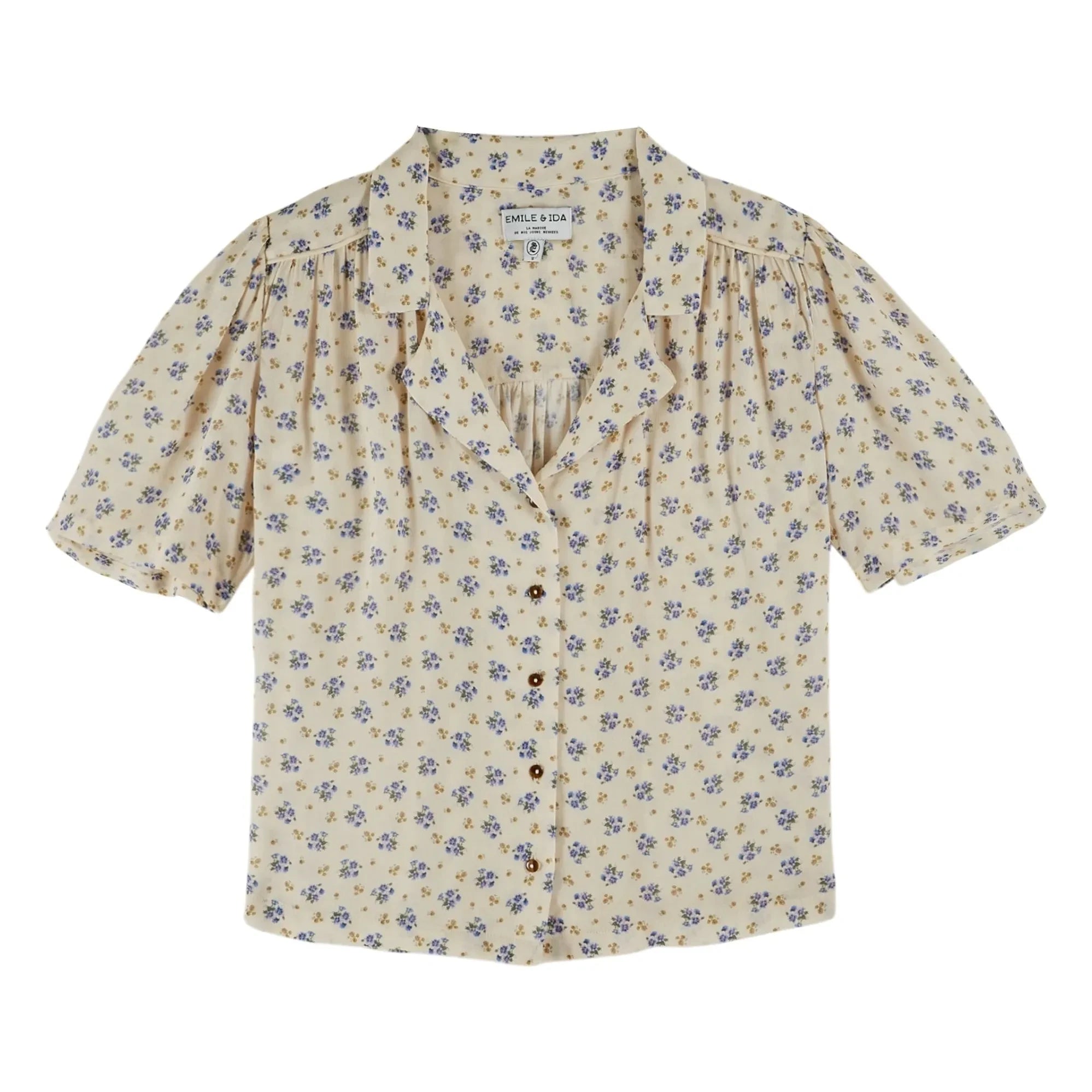 Emile et Ida - Blusa estampada | Azul