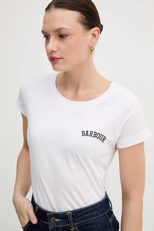 Camiseta de algodón Barbour