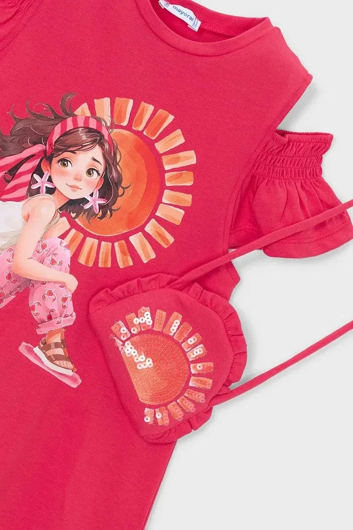 Vestido de algodón para niña Mayoral