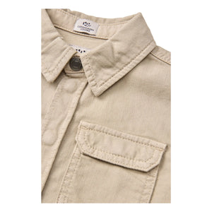 Copenhagen Colors - Camisa Safari de sarga de algodón orgánico | Beige