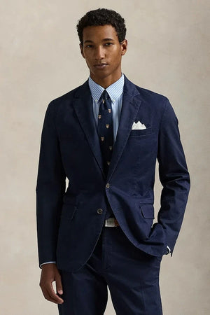 Chaqueta de hombre Polo Ralph Lauren de algodón y elastano con un solo botón