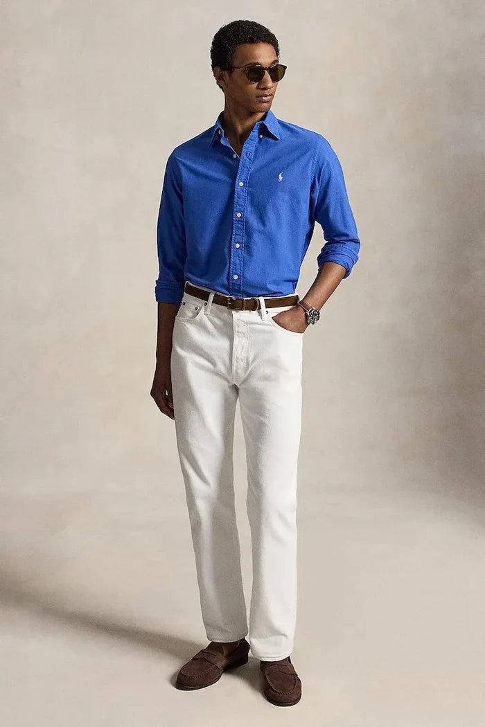 Camisa de algodón para hombre Polo Ralph Lauren