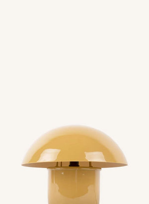 Present Time - Fat Mushroom lámpara de mesa | Mostaza