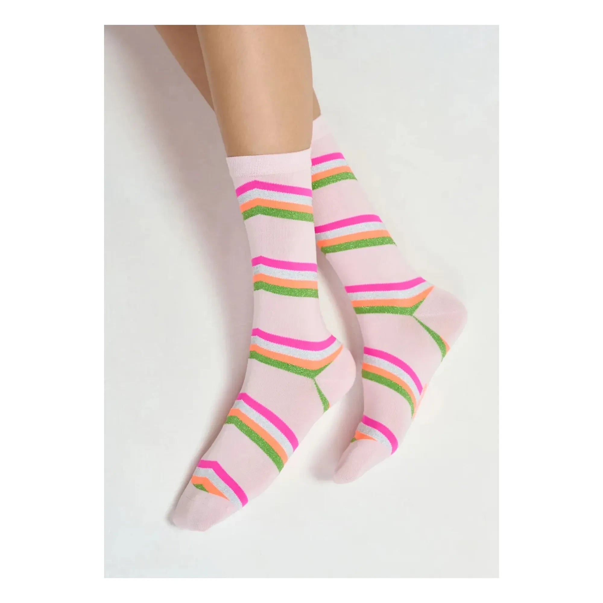 Essentiel Antwerp - Calcetines de rayas Joyz | Rosa