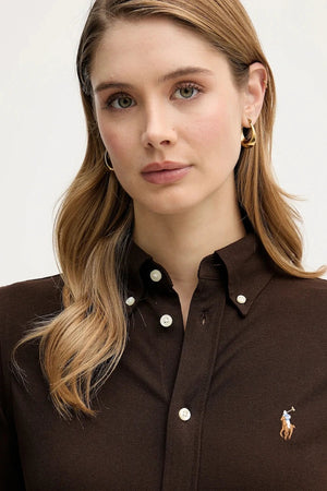 Camisa Oxford de algodón Polo Ralph Lauren para mujer