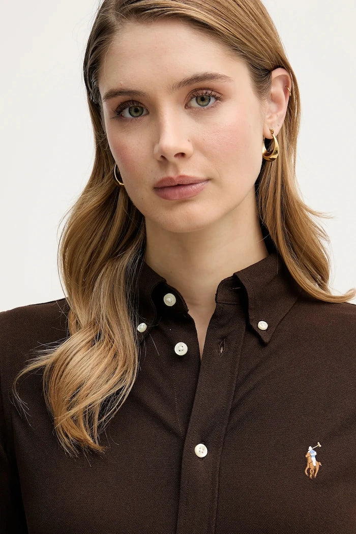 Camisa Oxford de algodón Polo Ralph Lauren para mujer