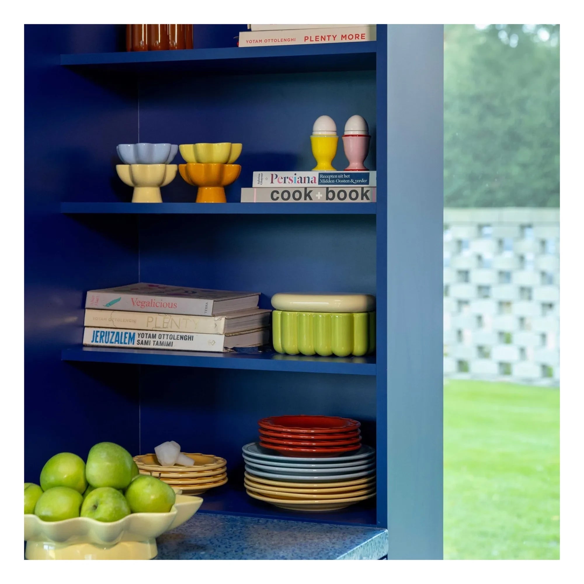 &Klevering - Caja de almacenamiento rectangular Charlo | Verde