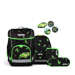 Ergobag - Set de Mochilas escolares cubo Beary Fast Lane