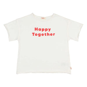 Búho - Camiseta Happy Together Algodón orgánico | Blanco