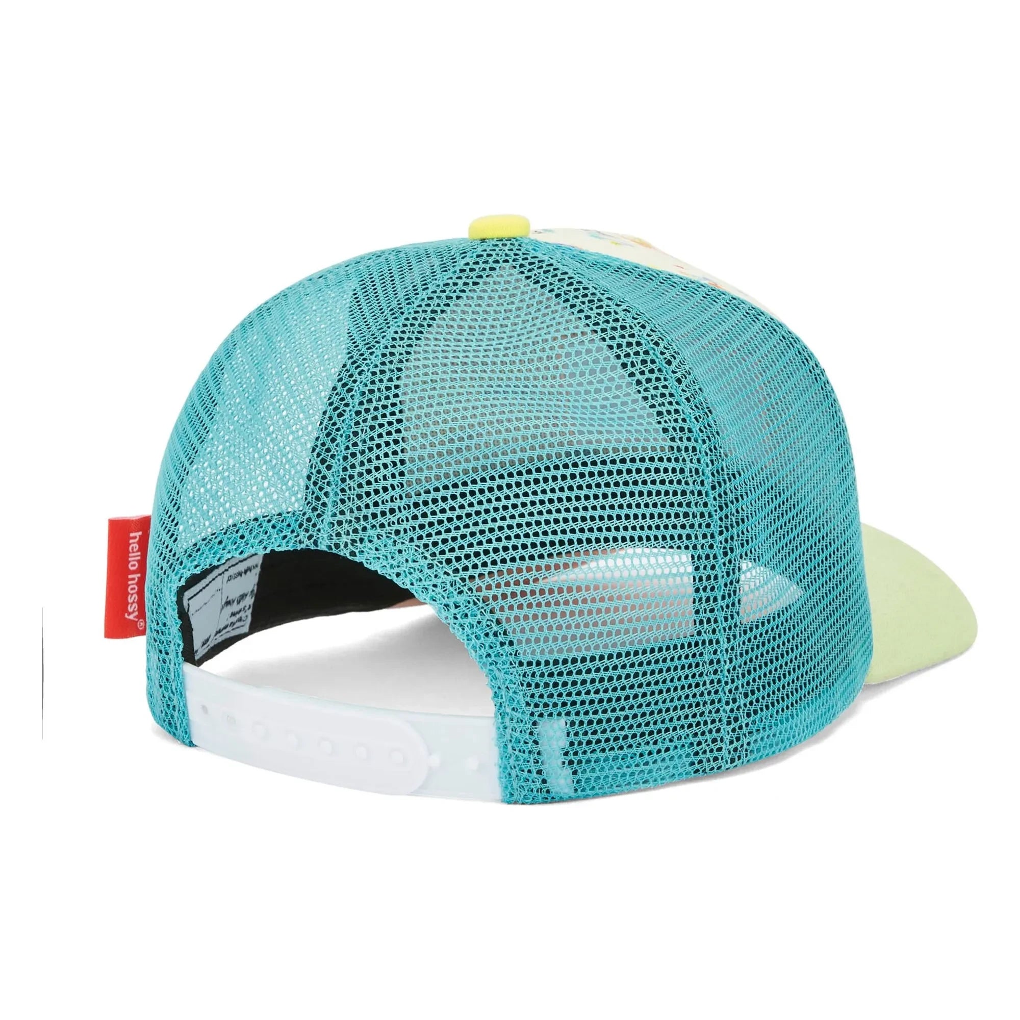 Hello Hossy - Gorra Trucker Miami Beach con Visera Curva Fibras Recicladas | Beige