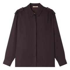 Sessùn - Camisa Ginnie de rayas | Marrón