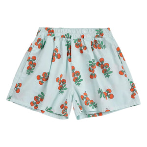 Bobo Choses - Shorts de tomate de algodón orgánico | Azul claro